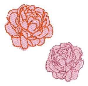 Picture of Flower Blooms Machine Embroidery Design