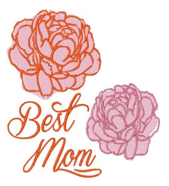 Picture of Best Mom Machine Embroidery Design