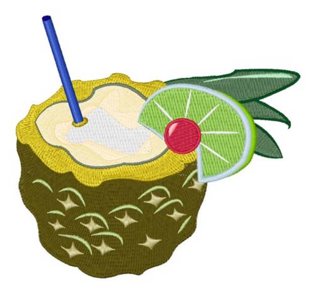 Picture of Rum Punch Machine Embroidery Design