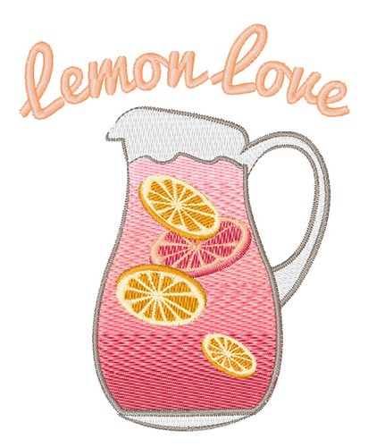 Lemon Love Machine Embroidery Design