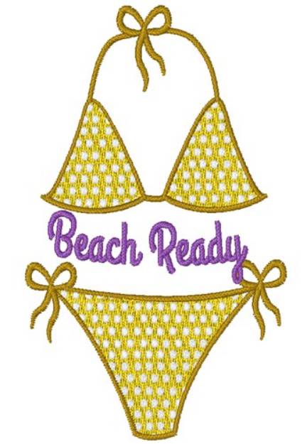 Picture of Beach Ready Machine Embroidery Design