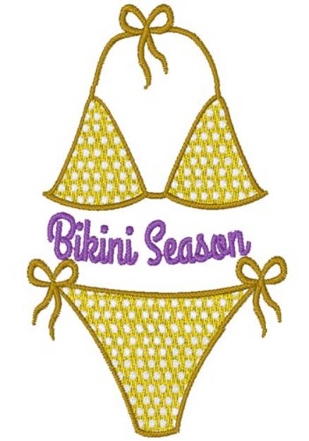Picture of Bikini Season Machine Embroidery Design