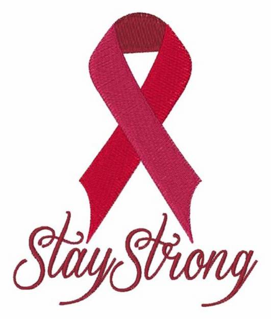 Picture of Stay Strong Machine Embroidery Design