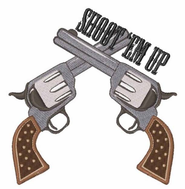 Picture of Shoot Em Up Machine Embroidery Design