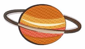 Picture of Saturn Planet Machine Embroidery Design