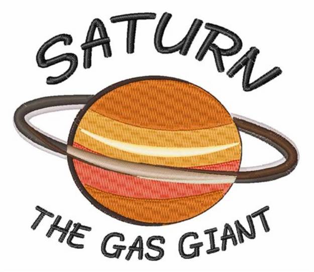 Picture of Gas Giant Machine Embroidery Design