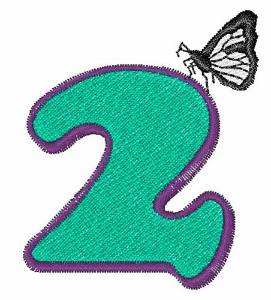 Picture of Butterfly-Font 2 Machine Embroidery Design