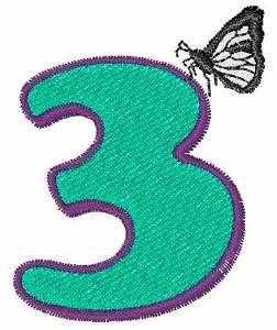 Picture of Butterfly-Font 3 Machine Embroidery Design