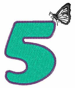 Picture of Butterfly-Font 5 Machine Embroidery Design