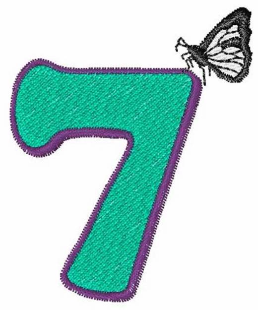 Picture of Butterfly-Font 7 Machine Embroidery Design