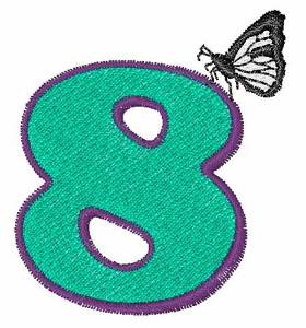 Picture of Butterfly-Font 8 Machine Embroidery Design