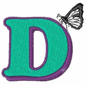 Picture of Butterfly-Font D Machine Embroidery Design