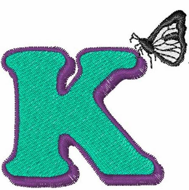 Picture of Butterfly-Font K Machine Embroidery Design