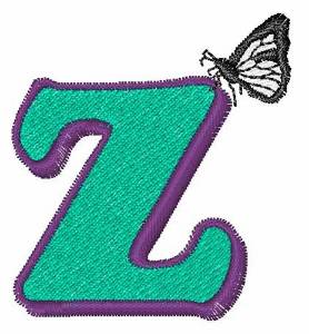 Picture of Butterfly-Font Z Machine Embroidery Design