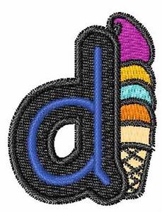 Picture of Ice-Cream-Font d Machine Embroidery Design