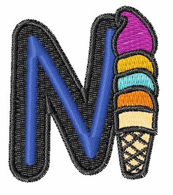 Picture of Ice-Cream-Font N Machine Embroidery Design