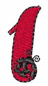 Picture of LadyBug-Font 1 Machine Embroidery Design