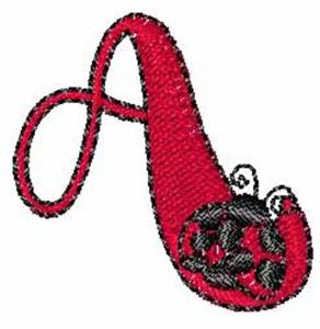 Picture of LadyBug-Font A Machine Embroidery Design