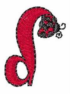 Picture of LadyBug-Font d Machine Embroidery Design