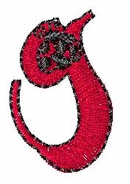 Picture of LadyBug-Font g Machine Embroidery Design