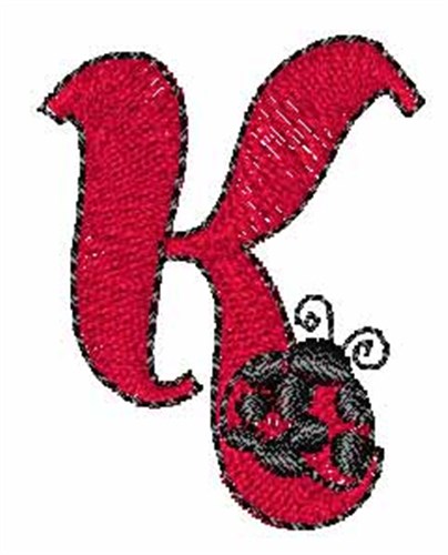LadyBug-Font K Machine Embroidery Design