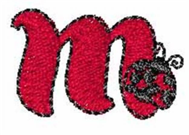 Picture of LadyBug-Font m Machine Embroidery Design