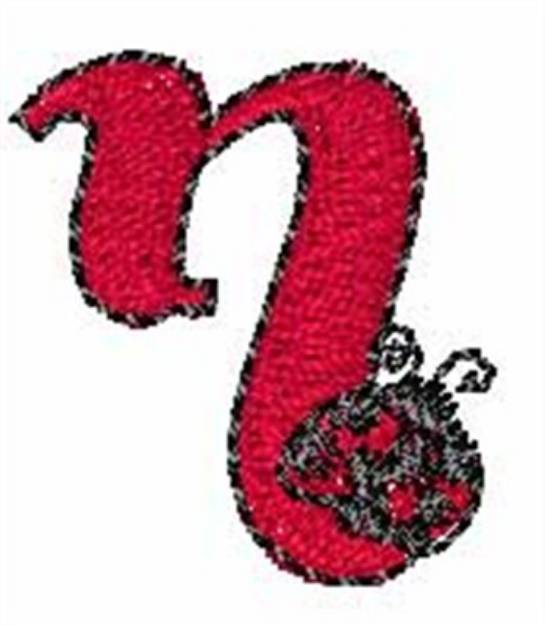 Picture of LadyBug-Font n Machine Embroidery Design