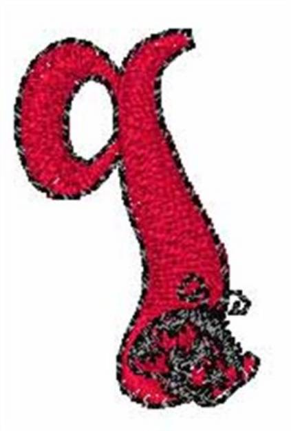 Picture of LadyBug-Font q Machine Embroidery Design