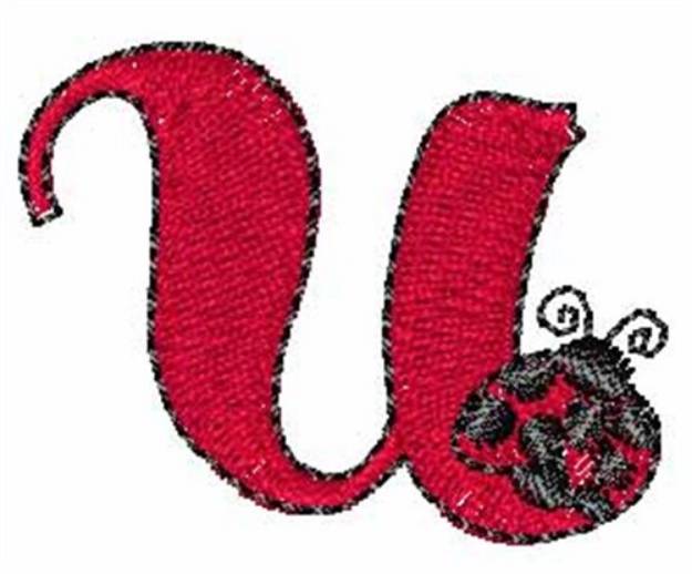 Picture of LadyBug-Font U Machine Embroidery Design