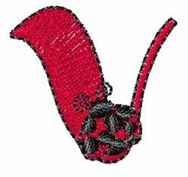 Picture of LadyBug-Font V Machine Embroidery Design