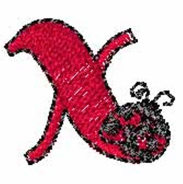 Picture of LadyBug-Font x Machine Embroidery Design
