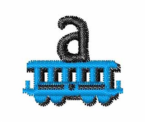 Train-Font a Machine Embroidery Design