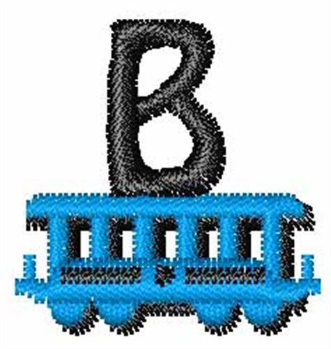 Train-Font B Machine Embroidery Design