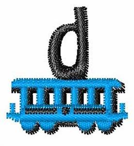 Picture of Train-Font d Machine Embroidery Design