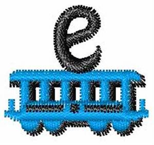 Picture of Train-Font e Machine Embroidery Design