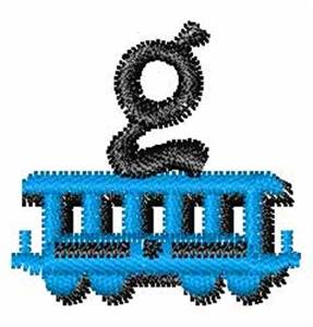 Picture of Train-Font g Machine Embroidery Design