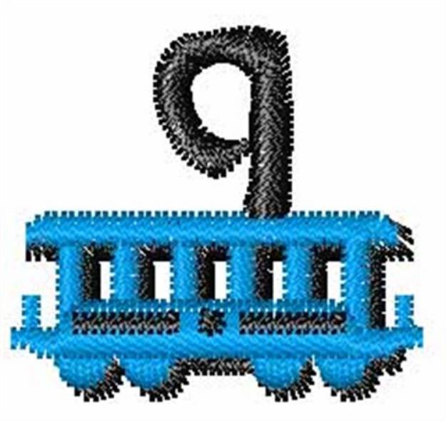 Picture of Train-Font q Machine Embroidery Design