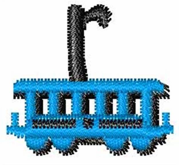 Picture of Train-Font r Machine Embroidery Design