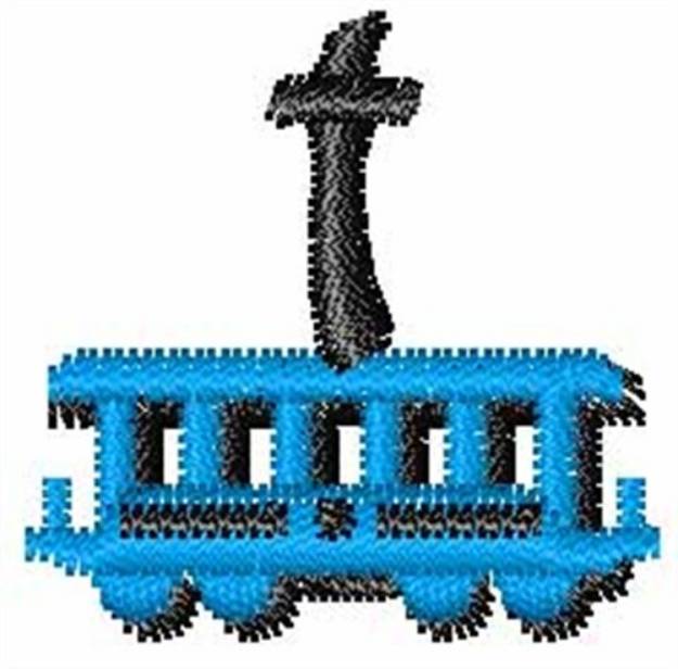 Picture of Train-Font t Machine Embroidery Design