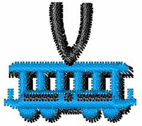 Train-Font v Machine Embroidery Design