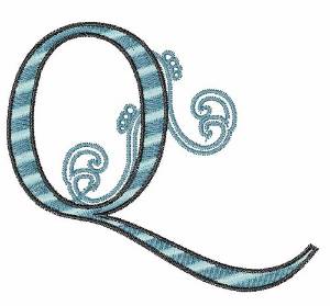 Picture of Swirl Q Machine Embroidery Design
