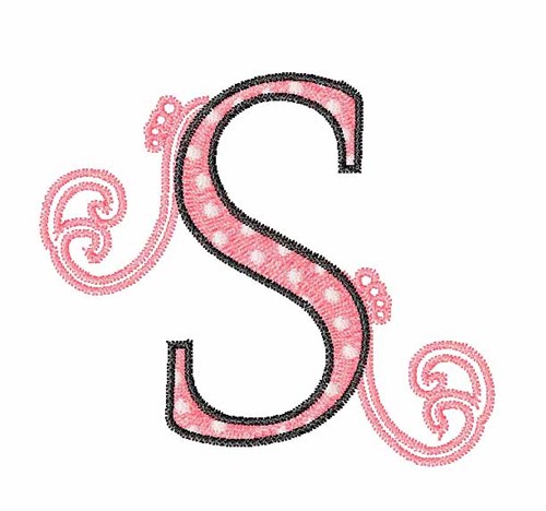 Swirl S Machine Embroidery Design