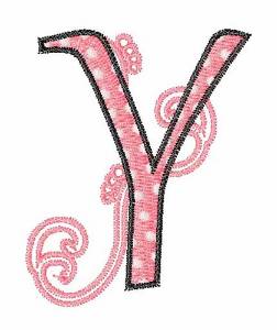 Picture of Swirl Y Machine Embroidery Design