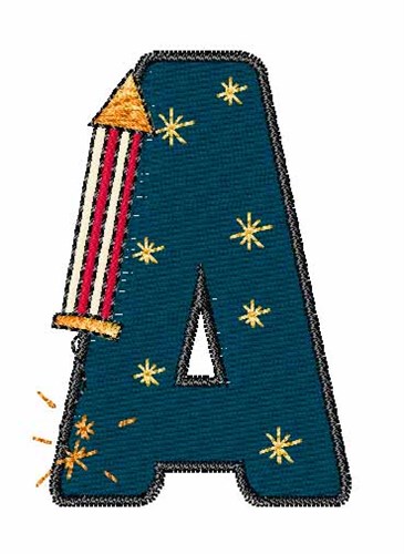 Fourth of July A Machine Embroidery Design