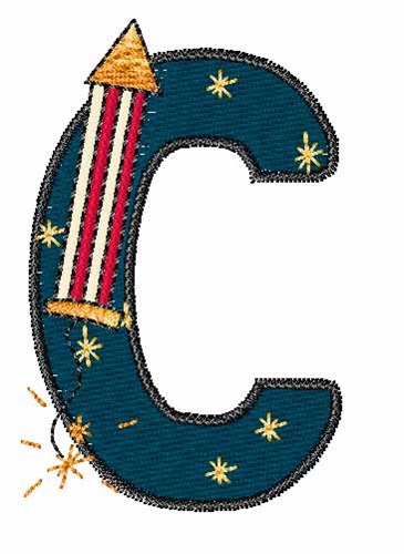 Fourth of July C Machine Embroidery Design