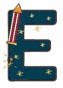 Picture of Fourth of July E Machine Embroidery Design