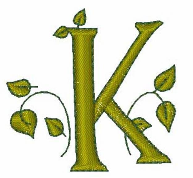 Picture of Leafy Vine K Machine Embroidery Design