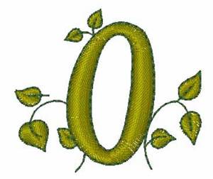 Picture of Leafy Vine O Machine Embroidery Design