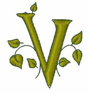 Picture of Leafy Vine V Machine Embroidery Design