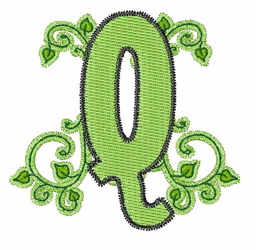 Vine Q Machine Embroidery Design